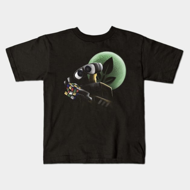 Shadow Wall-e Kids T-Shirt by Fan.Fabio_TEE